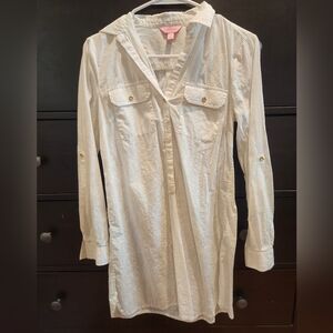 Lilly Pulitzer Button Down cover up